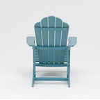 Chaises Adirondack d'extérieur en plastique résistant aux intempéries, bleues - 2,74 m x 3,66 m