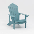 Chaises Adirondack d'extérieur en plastique résistant aux intempéries, bleues - 2,74 m x 3,66 m