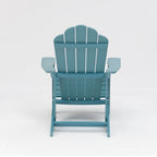 Chaises Adirondack d'extérieur en plastique résistant aux intempéries, bleues - 2,74 m x 3,66 m