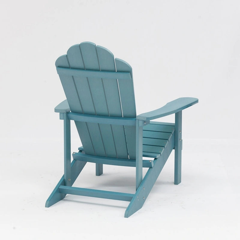 Chaises Adirondack d'extérieur en plastique résistant aux intempéries, bleues - 2,74 m x 3,66 m