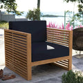 Fauteuil de jardin en teck Carlsbad