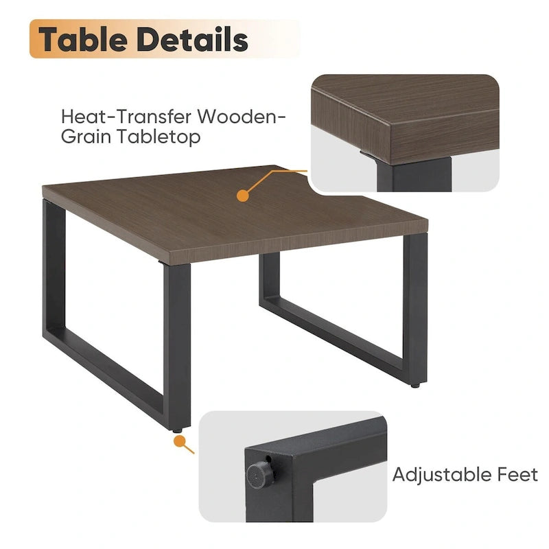 Table basse d'extérieur, grande table d'appoint