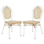 Lot de 2 chaises Paris commerciales tout temps avec structure métallique - Non applicable