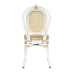 Lot de 2 chaises Paris commerciales tout temps avec structure métallique - Non applicable