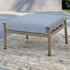 Ensemble de conversation de patio en aluminium 6 pièces, canapé d'extérieur 2 places avec table basse et coussins