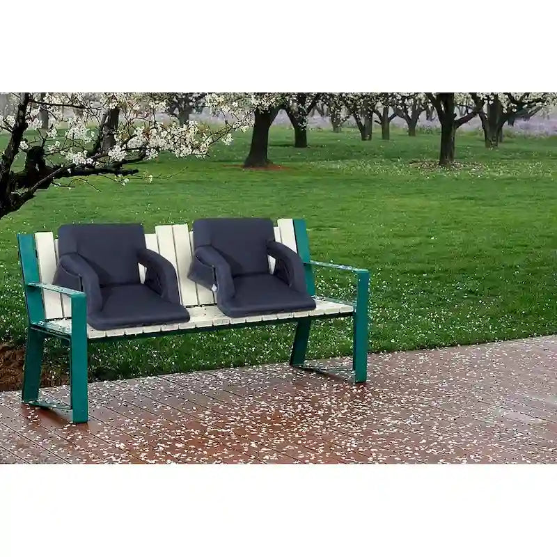 Sièges de stade, 5 positions inclinables, gradins avec accoudoirs rembourrés, poches latérales et coussin épais imperméable