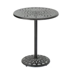 Table ronde d'extérieur en cuivre