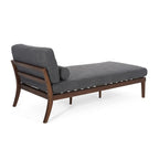 Chaise longue élégante couleur anthracite, fauteuils inclinables 68,75