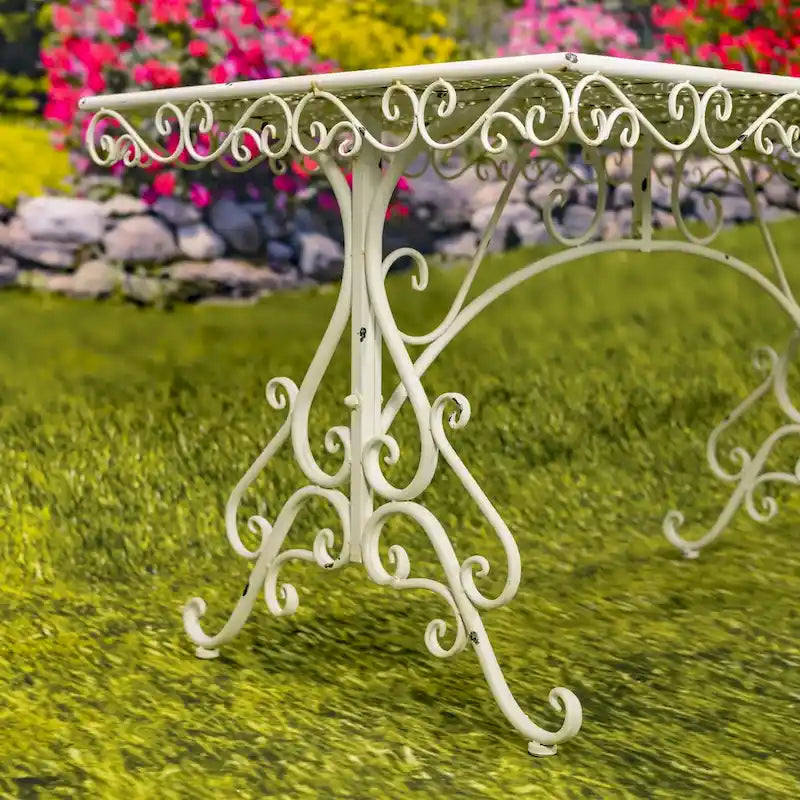 Ensemble de salle à manger en métal cinq pièces Solebury - 51,18 cm L x 33,07 cm l x 29,92 cm H
