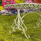 Ensemble de salle à manger en métal cinq pièces Solebury - 51,18 cm L x 33,07 cm l x 29,92 cm H