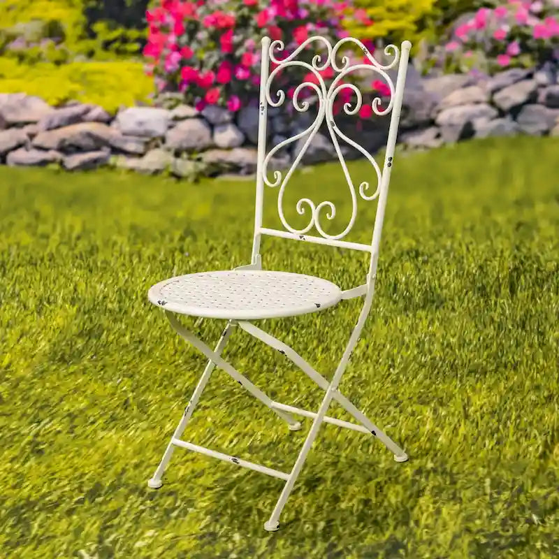 Ensemble de salle à manger en métal cinq pièces Solebury - 51,18 cm L x 33,07 cm l x 29,92 cm H