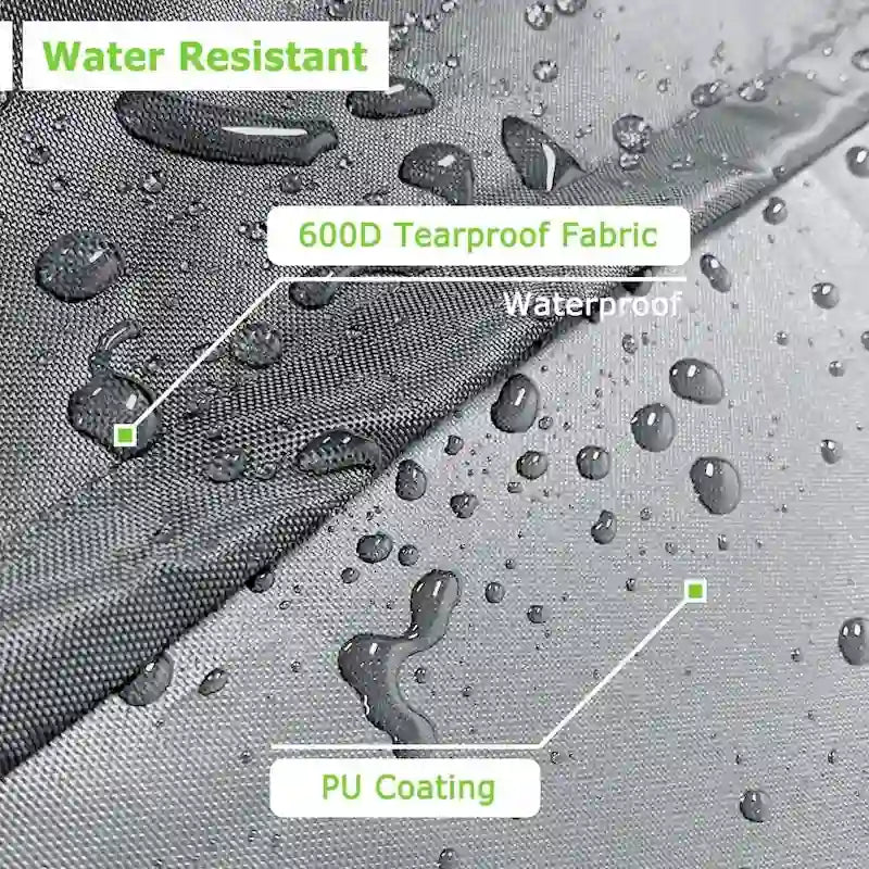 Housse imperméable pour mobilier de jardin - Protection renforcée - Plusieurs tailles - Résistante au vent