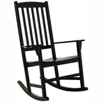 Fauteuil à bascule d'extérieur en bois Cambridge Casual Monroe 2 pièces