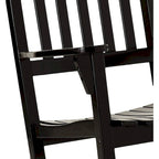 Fauteuil à bascule d'extérieur en bois Cambridge Casual Monroe 2 pièces