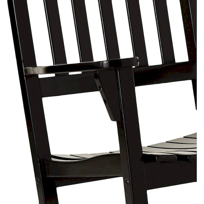 Fauteuil à bascule d'extérieur en bois Cambridge Casual Monroe 2 pièces