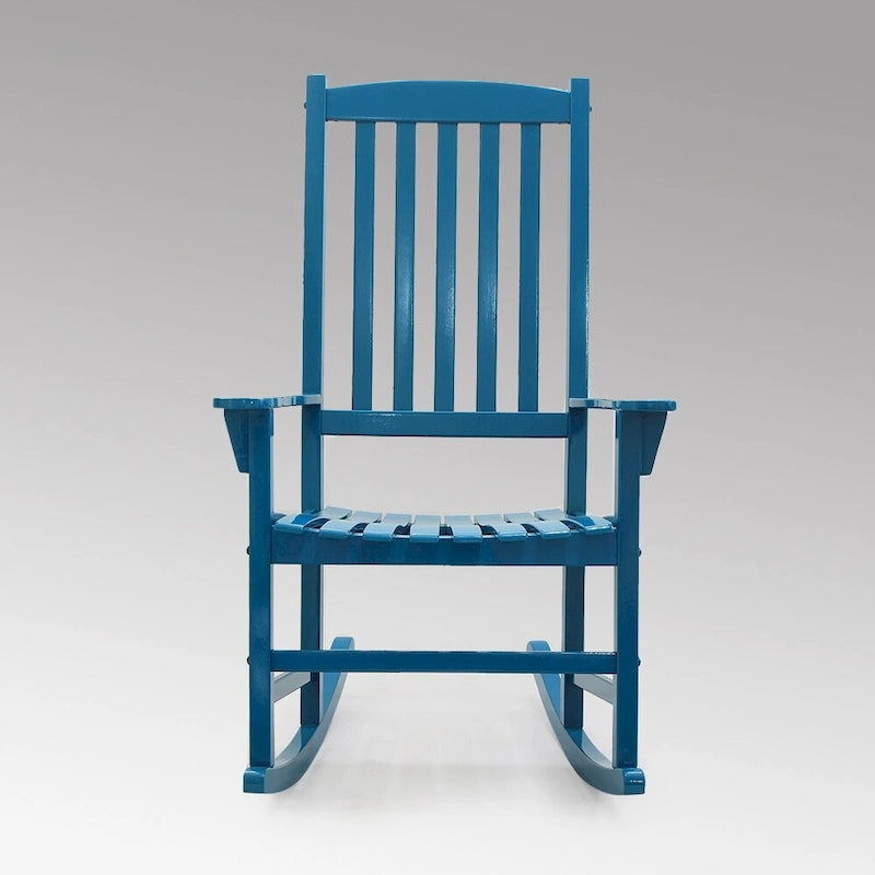 Fauteuil à bascule d'extérieur en bois Cambridge Casual Monroe 2 pièces