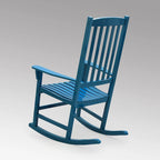 Fauteuil à bascule d'extérieur en bois Cambridge Casual Monroe 2 pièces