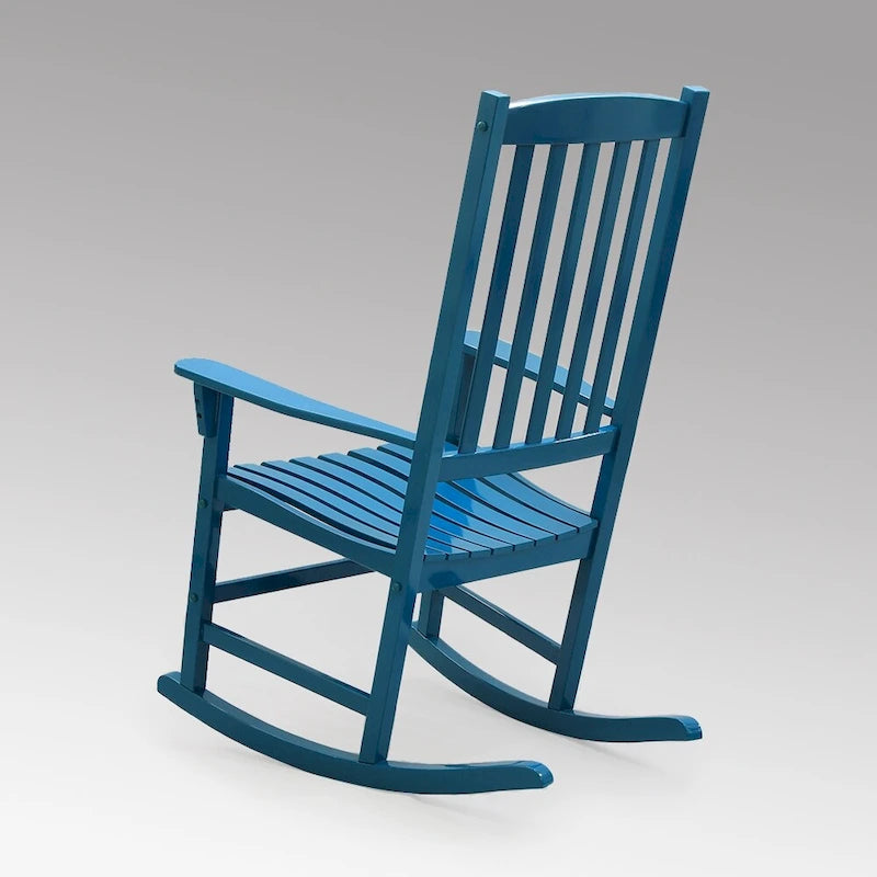 Fauteuil à bascule d'extérieur en bois Cambridge Casual Monroe 2 pièces