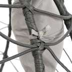 Fauteuil suspendu en osier avec support, fauteuil suspendu, chaise suspendue en osier pour patio