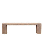65 long Ravello Bench Weathered Natural - N/A