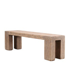Banc Ravello de 65 cm de long, finition naturelle vieillie - Non disponible