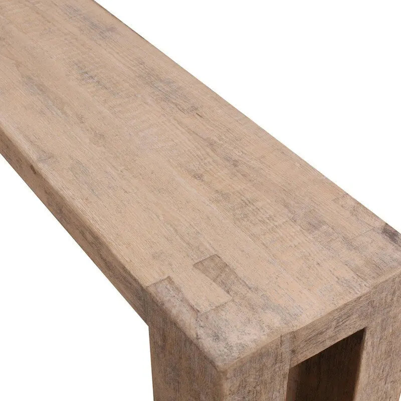 Banc Ravello de 65 cm de long, finition naturelle vieillie - Non disponible