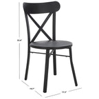 SAFAVIEH Outdoor Living Core 18-inch Cross Back [SET of 2] - 17Wx20Dx33H
