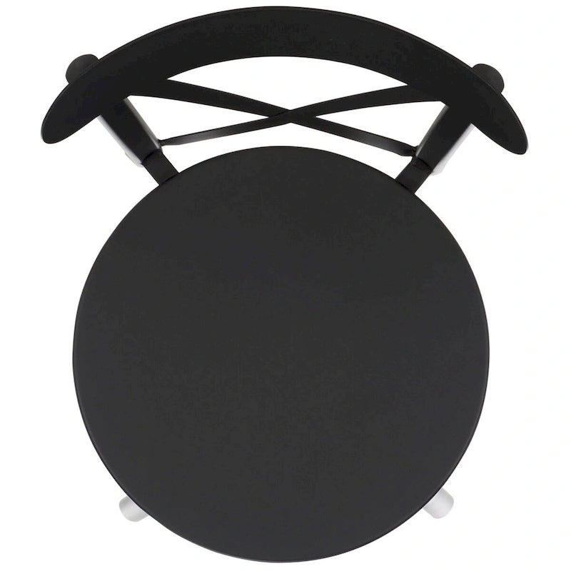 SAFAVIEH Outdoor Living Core, dossier croisé 45,7 cm [ENSEMBLE DE 2] - 43,2 cm L x 50,8 cm P x 83,8 cm H