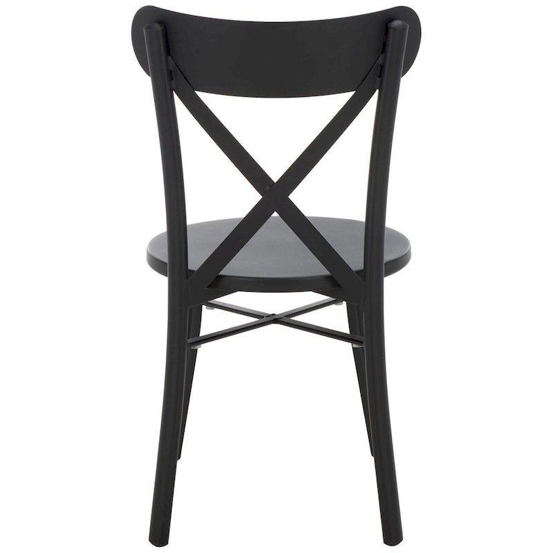 SAFAVIEH Outdoor Living Core, dossier croisé 45,7 cm [ENSEMBLE DE 2] - 43,2 cm L x 50,8 cm P x 83,8 cm H