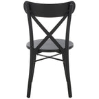 SAFAVIEH Outdoor Living Core, dossier croisé 45,7 cm [ENSEMBLE DE 2] - 43,2 cm L x 50,8 cm P x 83,8 cm H