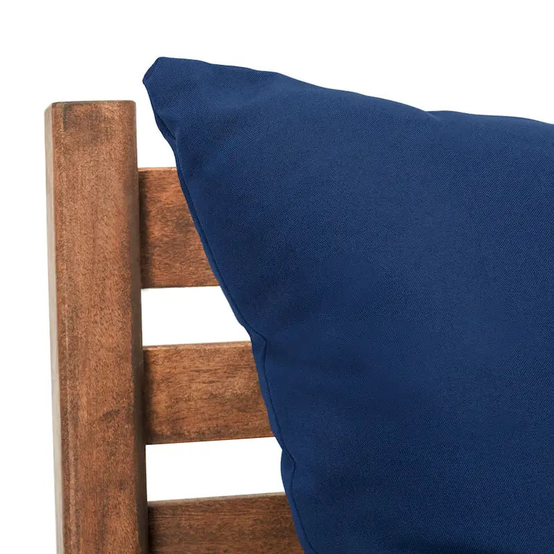 Ensemble de salon de jardin 4 pièces SAFAVIEH Reid - 53 cm (L) x 29 cm (P) x 33 cm (H)