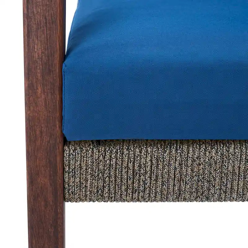 Ensemble de salon de jardin 4 pièces SAFAVIEH Reid - 53 cm (L) x 29 cm (P) x 33 cm (H)